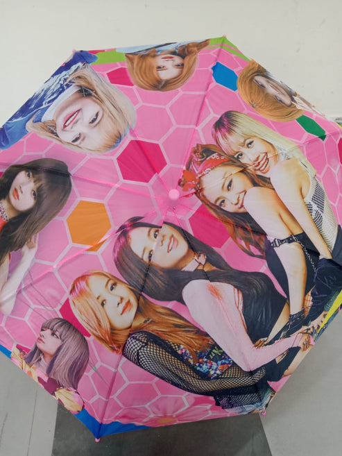 Black Pink Umbrella for Kids